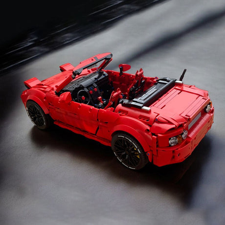 MOC - 199862 1/8 Scale Mazda MX5 Miata (NA) manual Klemmbausteine - LesDiy - Klemmbausteine