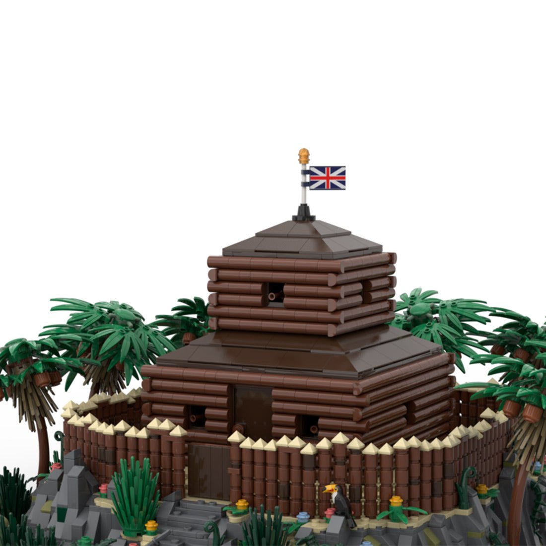 MOC - 200180 Treasure Island: The Stockade Klemmbausteine - LesDiy - Klemmbausteine