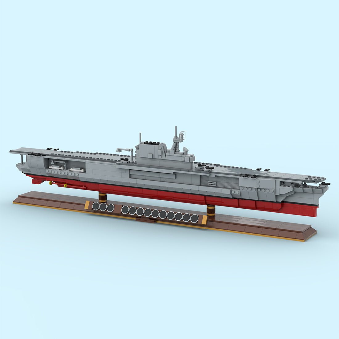 MOC - 200533 USS Enterprise CV - 6 Klemmbausteine - LesDiy - Klemmbausteine