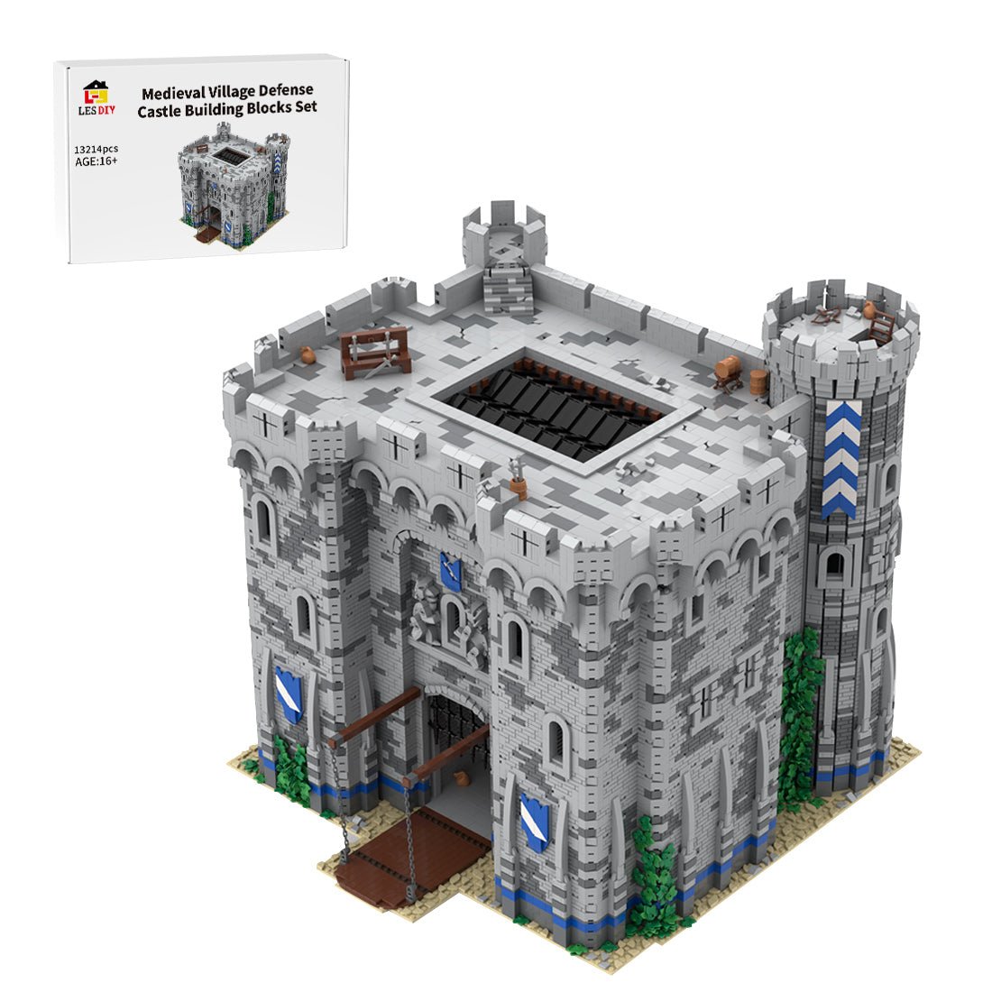 MOC - 201635 Age of Empires - Castle (Western European) Klemmbausteine - LesDiy - Klemmbausteine