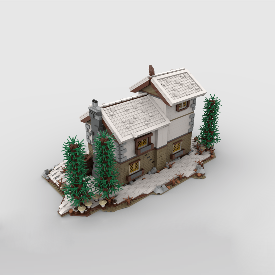 MOC - 201818 Family Cottage Klemmbausteine - LesDiy - Klemmbausteine