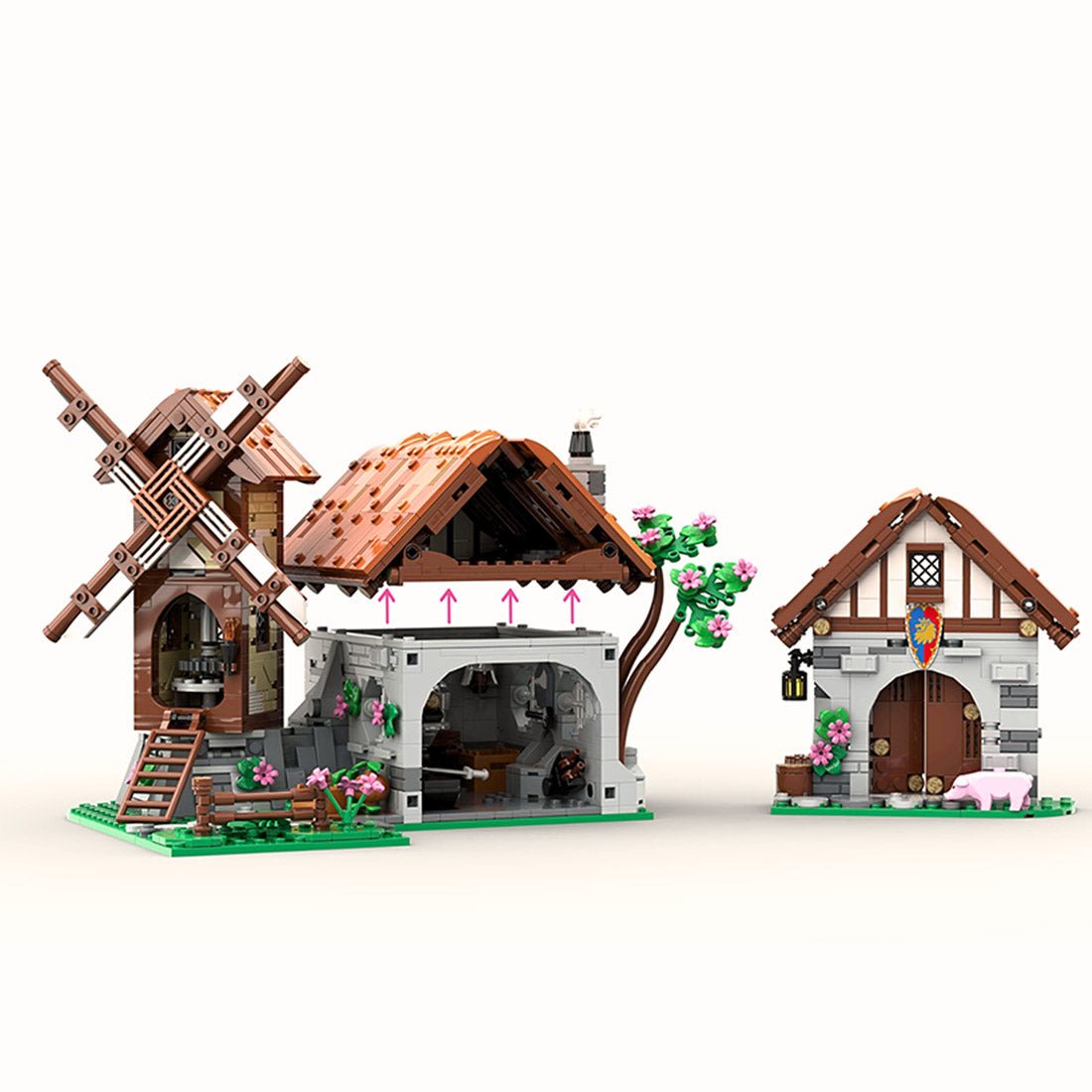 MOC - 201861 Blacksmith's Breeze Klemmbausteine - LesDiy - Klemmbausteine