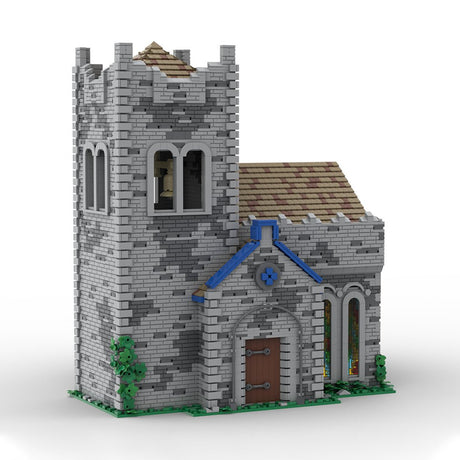 MOC - 203438 Age of Empires - Monastery (Western European) Klemmbausteine - LesDiy - Klemmbausteine
