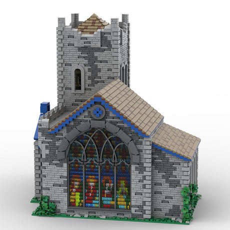 MOC - 203438 Age of Empires - Monastery (Western European) Klemmbausteine - LesDiy - Klemmbausteine