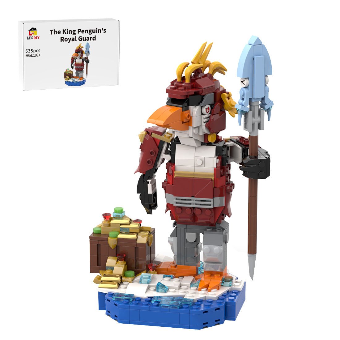 MOC - 203850 The King Penguin's Royal Guard (King Collection part 2/3) Klemmbausteine - LesDiy - Klemmbausteine