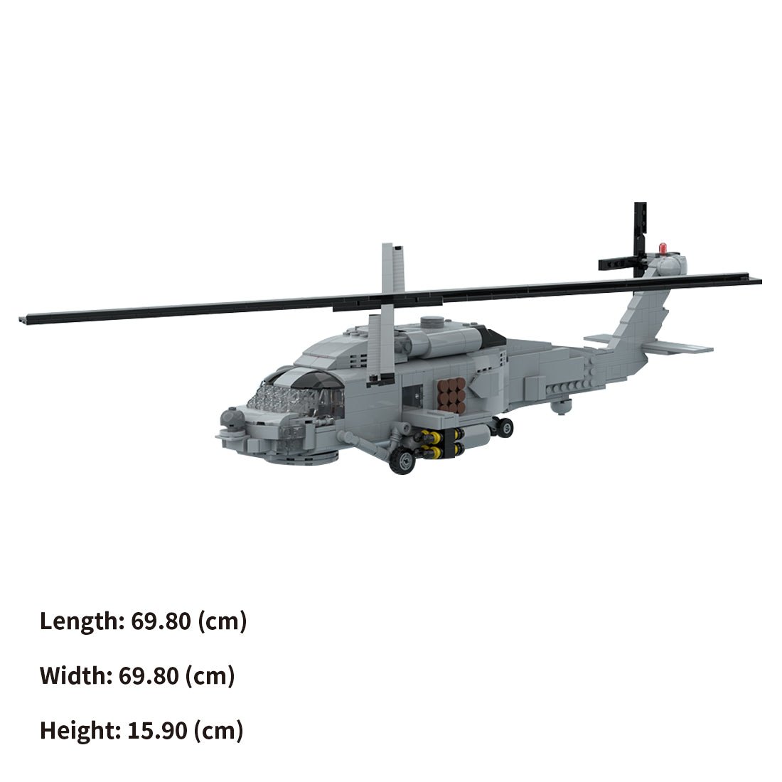 MOC - 204867 MH - 60R Seahawk Klemmbausteine - LesDiy - Klemmbausteine