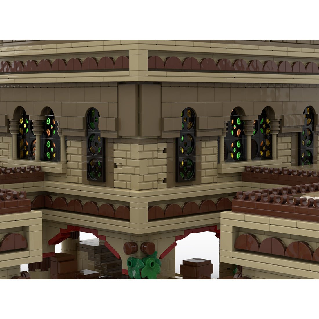 MOC - 206982 Age of Empires - Town Center (Middle Eastern) Klemmbausteine - LesDiy - Klemmbausteine