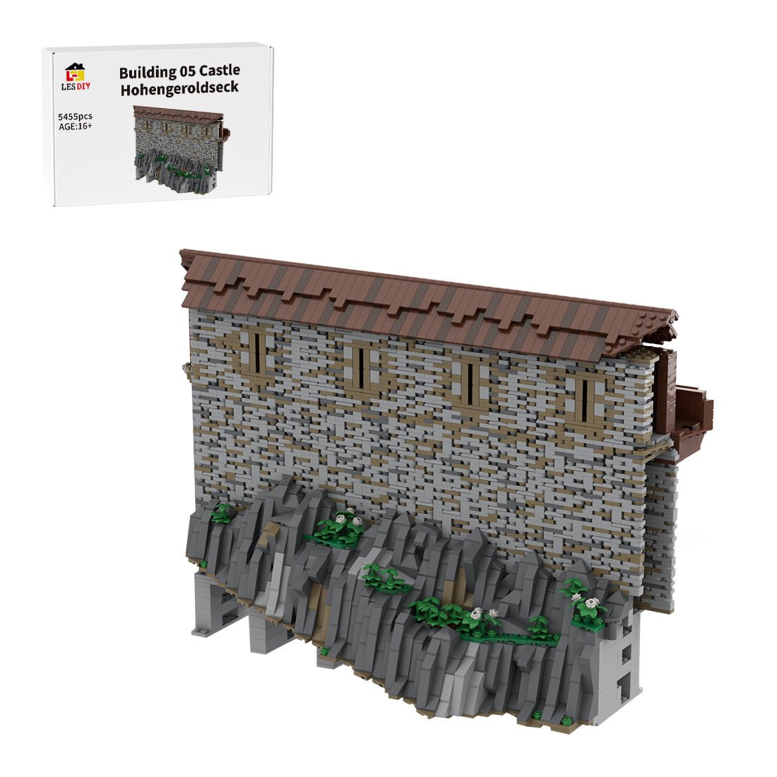 MOC - 207315 Building 05 Castle Hohengeroldseck Klemmbausteine - LesDiy - Klemmbausteine