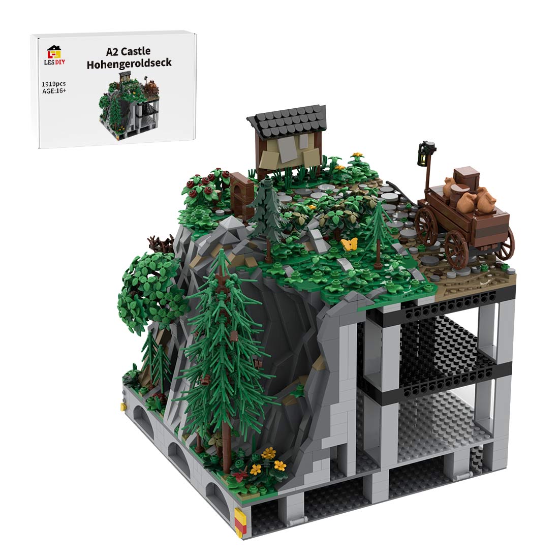 MOC - 207721 A2 Castle Hohengeroldseck Klemmbausteine - LesDiy - Klemmbausteine
