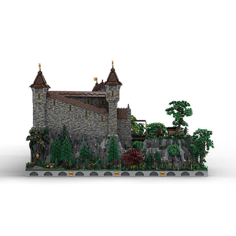 MOC - 207737 Castle Hohengeroldseck Klemmbausteine(Castle Part 1 & Landscape Expansion 1) - LesDiy - Klemmbausteine