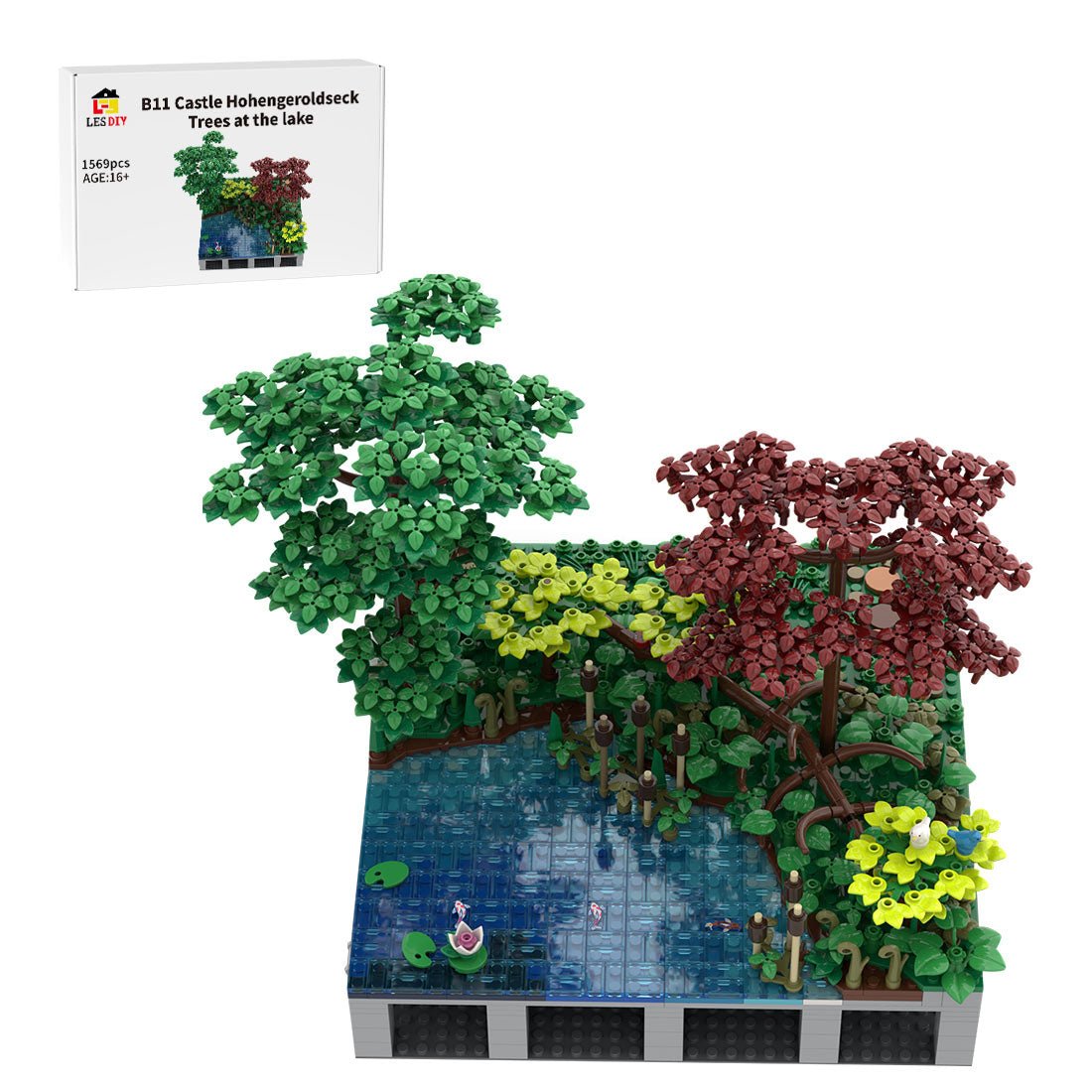 MOC - 208025 B11 Castle Hohengeroldseck Klemmbausteine - LesDiy - Klemmbausteine