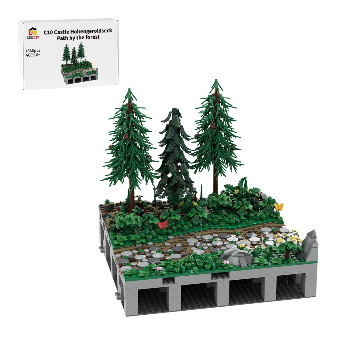MOC - 208074 C10 Castle Hohengeroldseck Klemmbausteine - LesDiy - Klemmbausteine