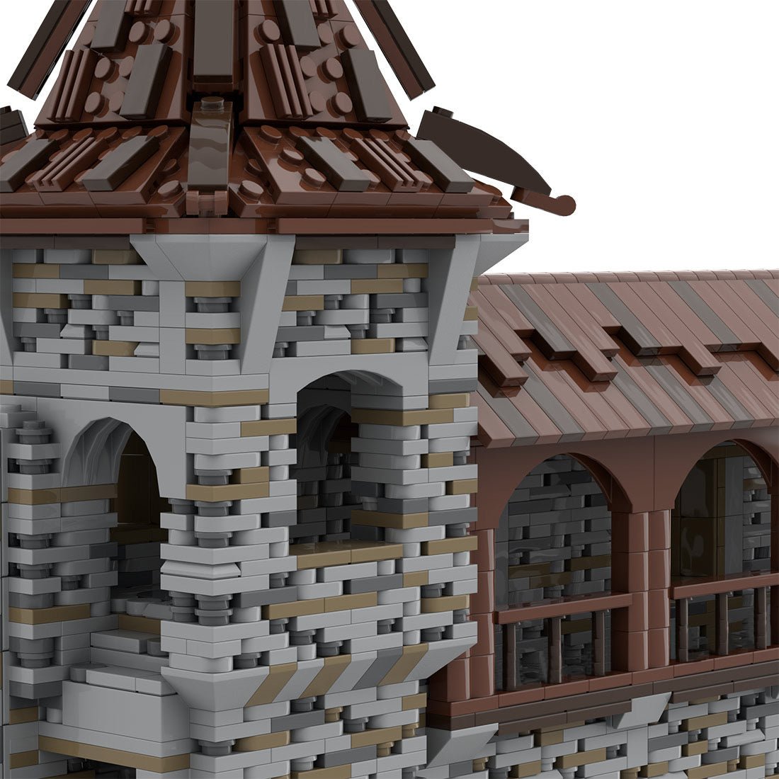 MOC - 208137 Building 07 Castle Hohengeroldseck Klemmbausteine - LesDiy - Klemmbausteine