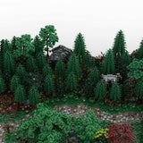MOC - 208147 Landscape Expansion 1 Klemmbausteine - MOC - 207737 Castle Hohengeroldseck - LesDiy - Klemmbausteine