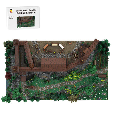 MOC - 208159 Castle Part 1 Klemmbausteine - Castle Hohengeroldseck - LesDiy - Klemmbausteine