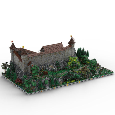 MOC - 208159 Castle Part 1 Klemmbausteine - Castle Hohengeroldseck - LesDiy - Klemmbausteine