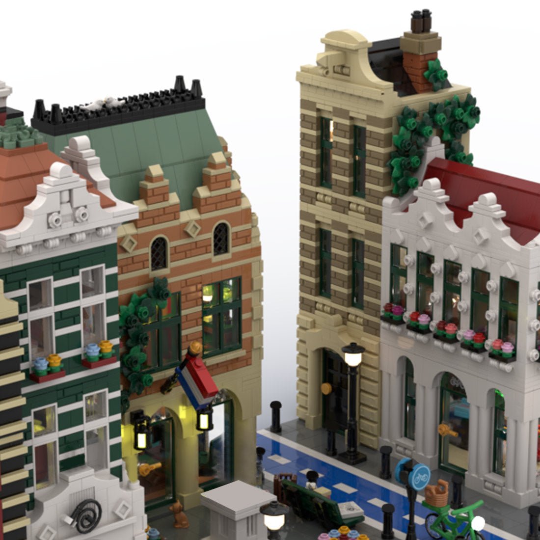 MOC - 208307 Monument Square - Dutch Quarter Klemmbausteine - LesDiy - Klemmbausteine