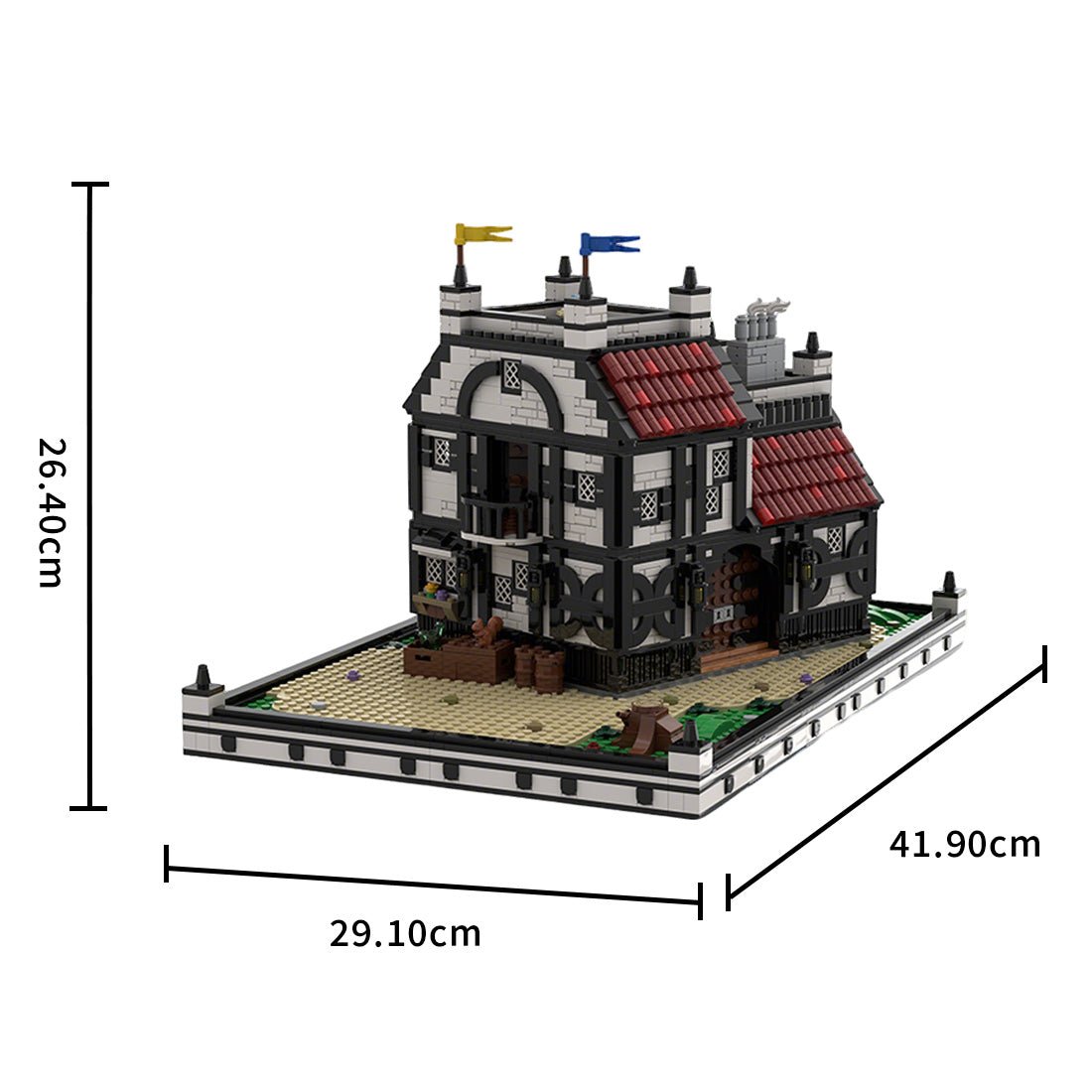 MOC - 210215 Ye Olde Tavern & Inn - Medieval Village Klemmbausteine - LesDiy - Klemmbausteine
