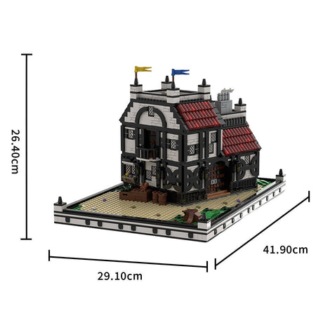 MOC - 210215 Ye Olde Tavern & Inn - Medieval Village Klemmbausteine - LesDiy - Klemmbausteine