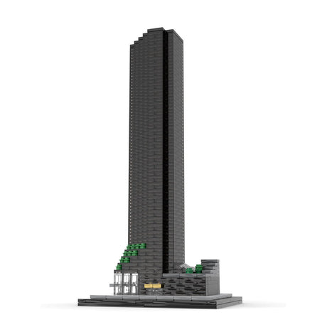 MOC - 211277 Trump Tower 1:800 Scale Klemmbausteine - LesDiy - Klemmbausteine