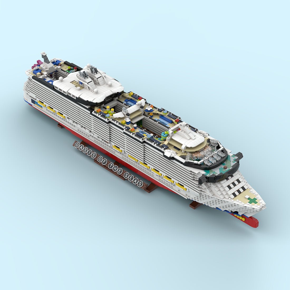 MOC - 213812 Oasis of the Seas Klemmbausteine - LesDiy - Klemmbausteine