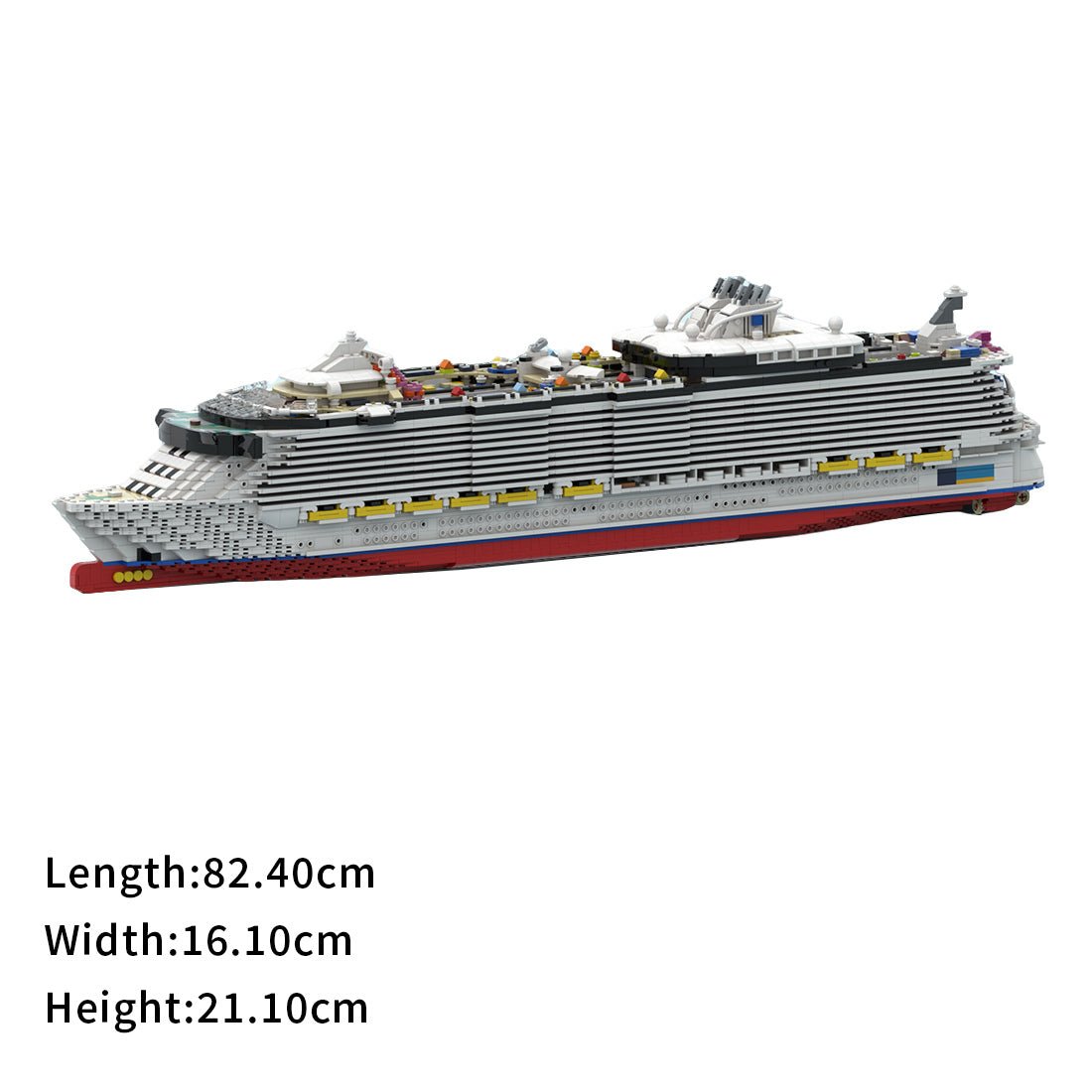 MOC - 213812 Oasis of the Seas Klemmbausteine - LesDiy - Klemmbausteine