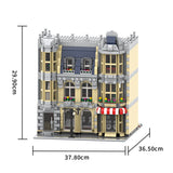MOC - 214606 HiFi Shop & Residential House Klemmbausteine - LesDiy - Klemmbausteine