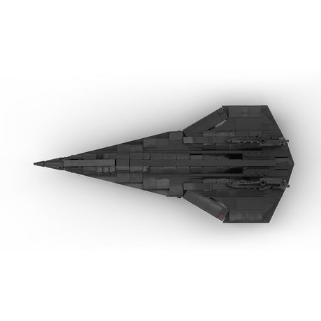 MOC - 215344 TOP GUN MAVERICK | SR - 72 DARK STAR - 1:70 Scale Klemmbausteine - LesDiy - Klemmbausteine