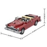 MOC - 216040 1953 Buick Skylark Convertible Klemmbausteine - LesDiy - Klemmbausteine