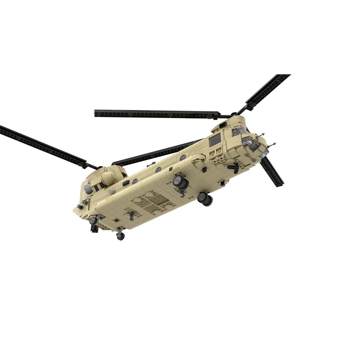 MOC - 217684 Boeing | CH - 47 F CHINOOK Klemmbausteine - LesDiy - Klemmbausteine