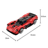 MOC - 218984 1/8 Scale Aston Martin Valkyrie (red) Klemmbausteine - LesDiy - Klemmbausteine