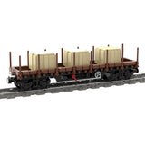 MOC-219158 Universeller Flachwagen mit Ladung Klemmbausteine-LesDiy-Klemmbausteine
