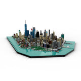 MOC - 221106 1/2000 Scale New York City Klemmbausteine - Financial District - LesDiy - Klemmbausteine