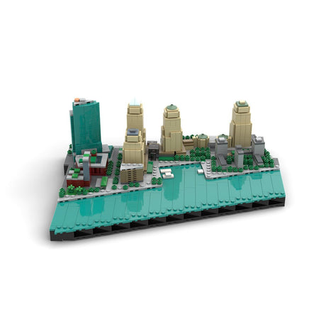 MOC - 221106 New York City Financial District - World Financial Center&Battery Park City Klemmbausteine - LesDiy - Klemmbausteine