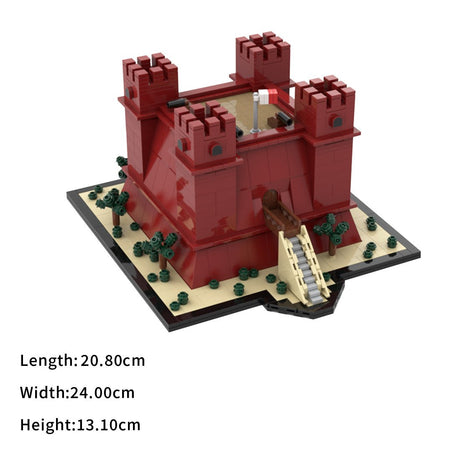 MOC - 221164 Malta Red Tower Klemmbausteine - LesDiy - Klemmbausteine