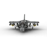 MOC - 221714 McDonnell Douglas | AV - 8B HARRIER II - 1:35 Scale Klemmbausteine(Dark Gray) - LesDiy - Klemmbausteine