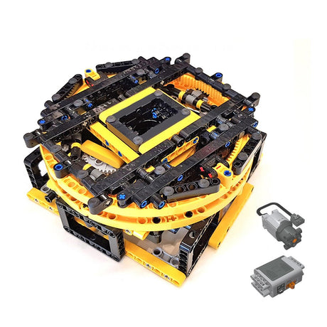 MOC - 22252 Technic Motorised Display Turntable Klemmbausteine - LesDiy - Klemmbausteine