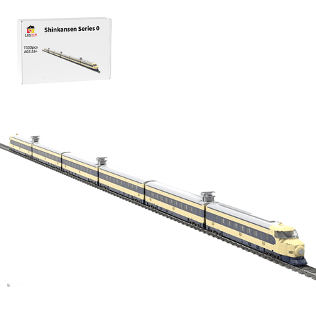MOC - 223975 "Bullet Train" Shinkansen Series 0 Klemmbausteine - LesDiy - Klemmbausteine