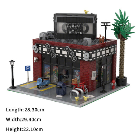 MOC - 224017 Video Store Klemmbausteine - LesDiy - Klemmbausteine