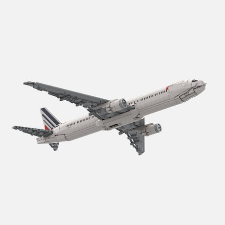 MOC - 225643 Air France 777 - 300er Klemmbausteine - LesDiy - Klemmbausteine