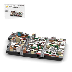 MOC - 225884 1/2000 Scale Lower Manhattan EastVillage Module 1 Klemmbausteine - LesDiy - Klemmbausteine