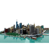 MOC - 225884 1/2000 Scale Lower Manhattan HudsonSquare Klemmbausteine - LesDiy - Klemmbausteine