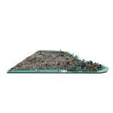 MOC - 225884 1/2000 Scale Lower Manhattan - New York City Klemmbausteine - LesDiy - Klemmbausteine