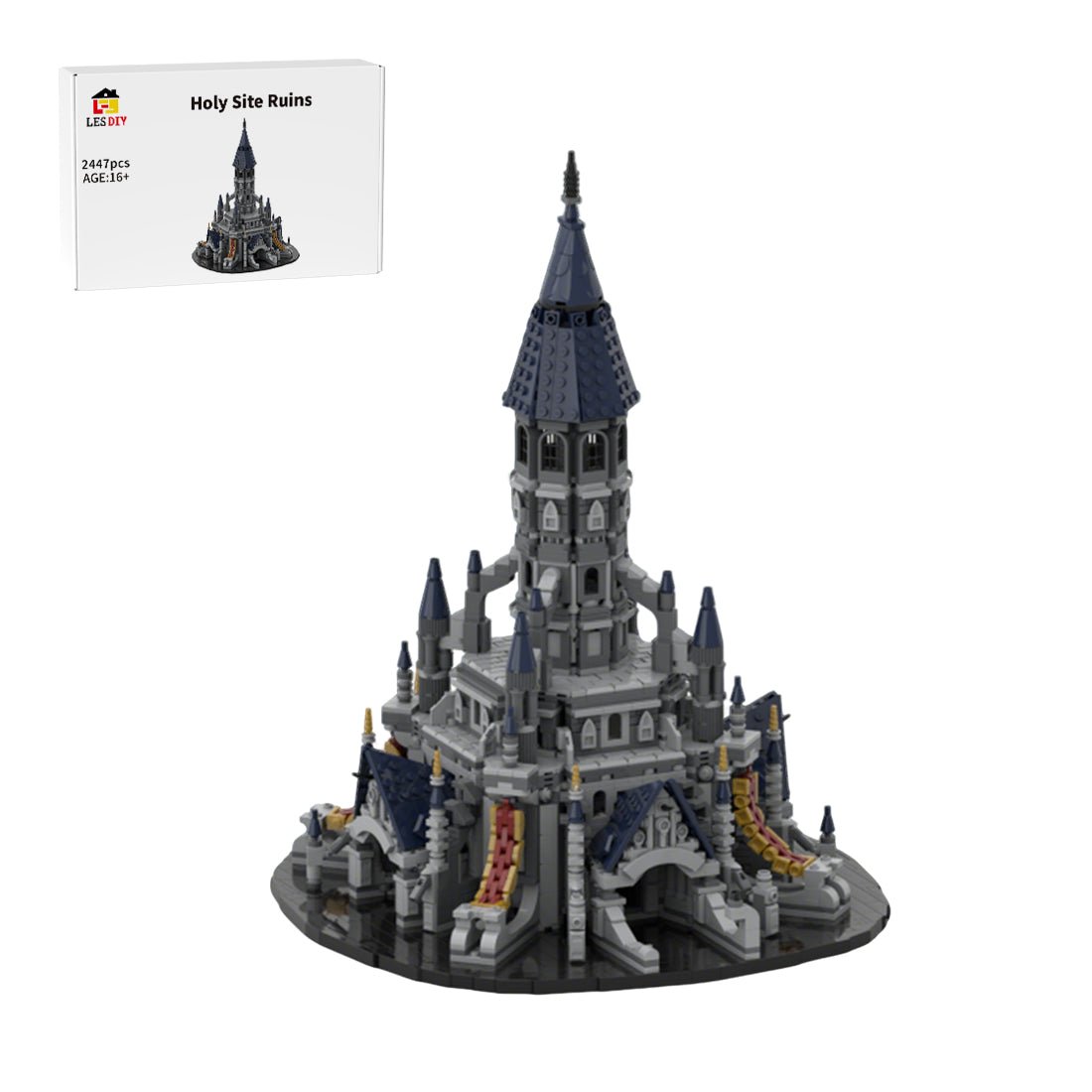 MOC - 227974 Hyrule Castle - The Legend of Zelda Breath of the Wild Klemmbausteine - LesDiy - Klemmbausteine