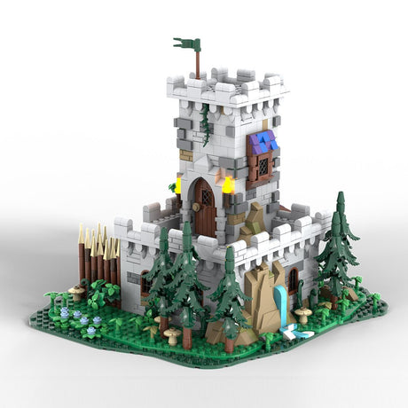 MOC-228153 Medieval Tower Klemmbausteine-LesDiy-Klemmbausteine