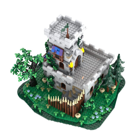 MOC-228153 Medieval Tower Klemmbausteine-LesDiy-Klemmbausteine