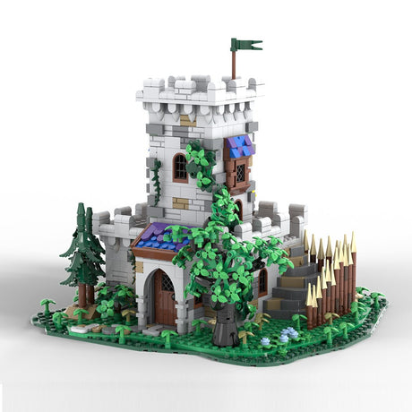 MOC-228153 Medieval Tower Klemmbausteine-LesDiy-Klemmbausteine