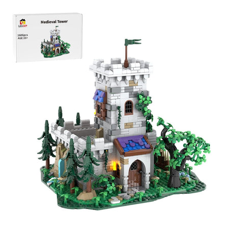 MOC-228153 Medieval Tower Klemmbausteine-LesDiy-Klemmbausteine