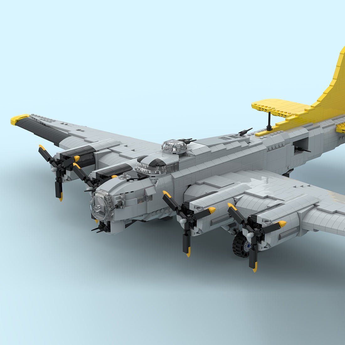MOC - 228864 Boeing B - 17 Flying Fortress Klemmbausteine - LesDiy - Klemmbausteine