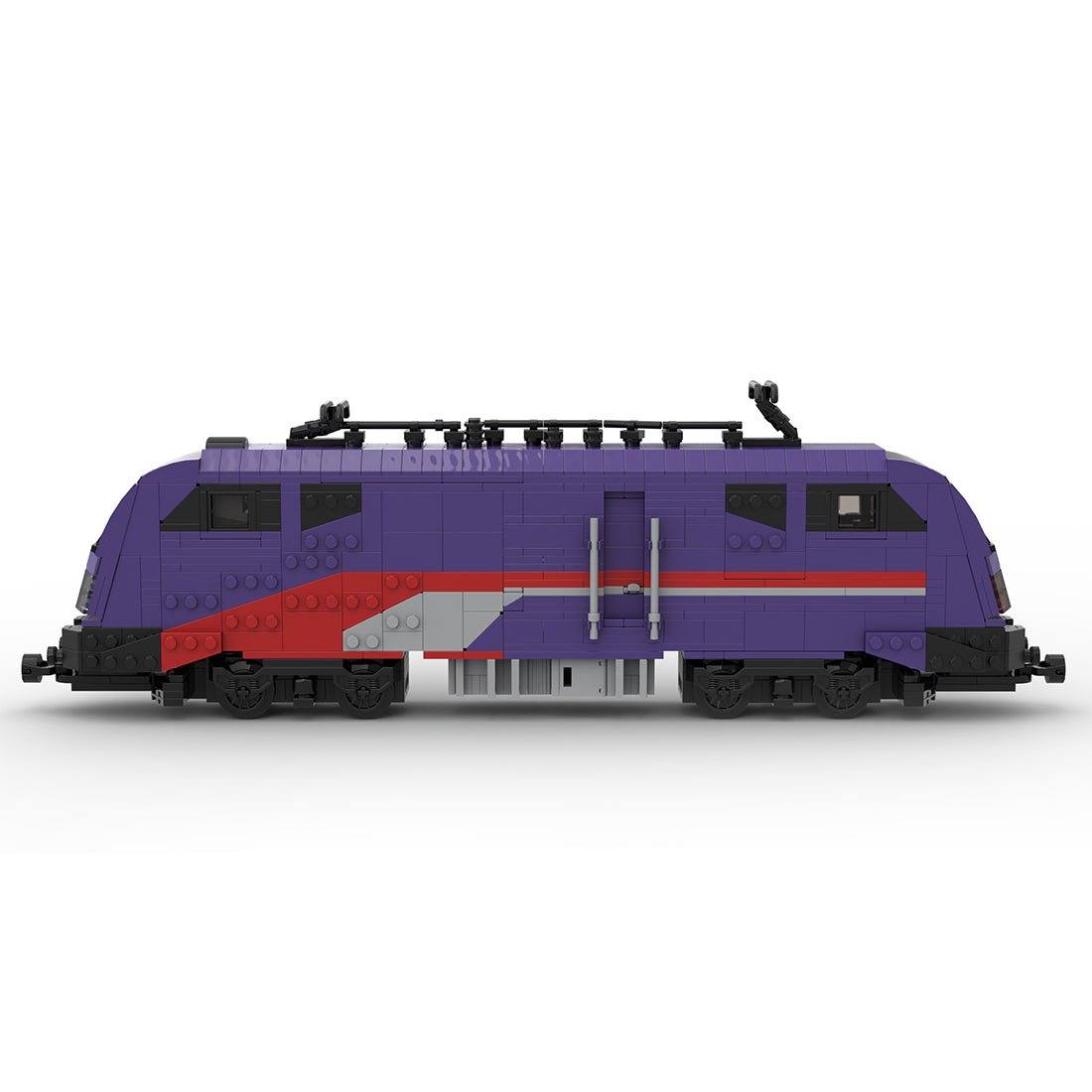 MOC-228957 Nightjet Siemens Taurus train locomotive Klemmbausteine-LesDiy-Klemmbausteine